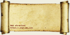 Andjelina Ćebić vizit kartica